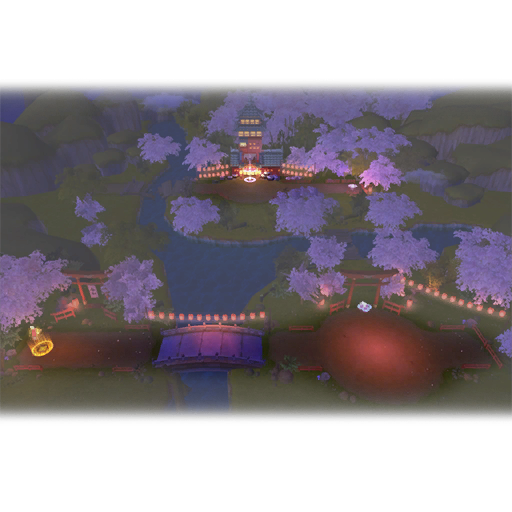 Cherry Blossom Hill minimap