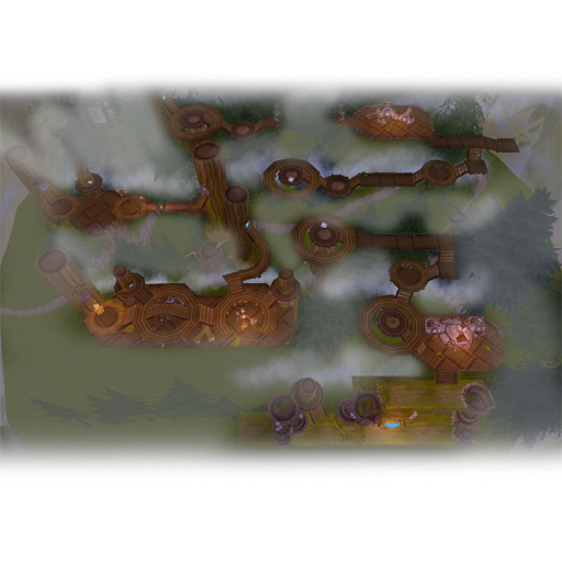 Foggy Treetops minimap