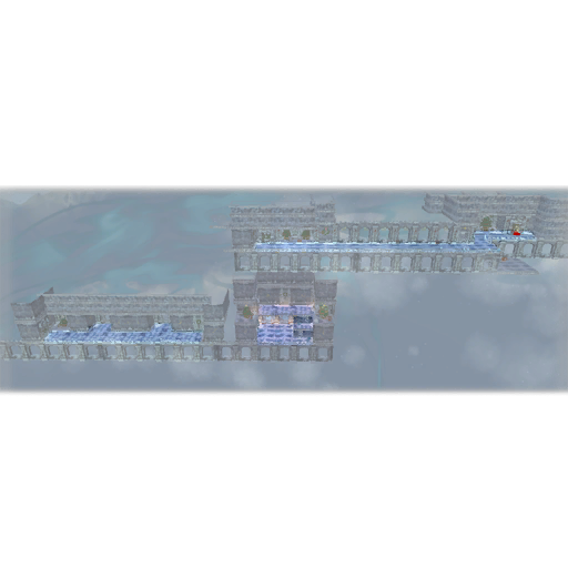Ice Laboratory Frozen Corridor minimap