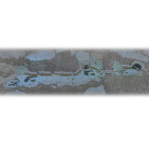 Ice Palace White valley mission Bonus map minimap