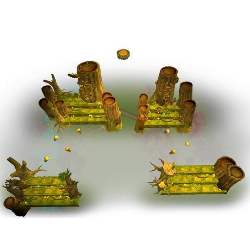 Ocher Treetops minimap